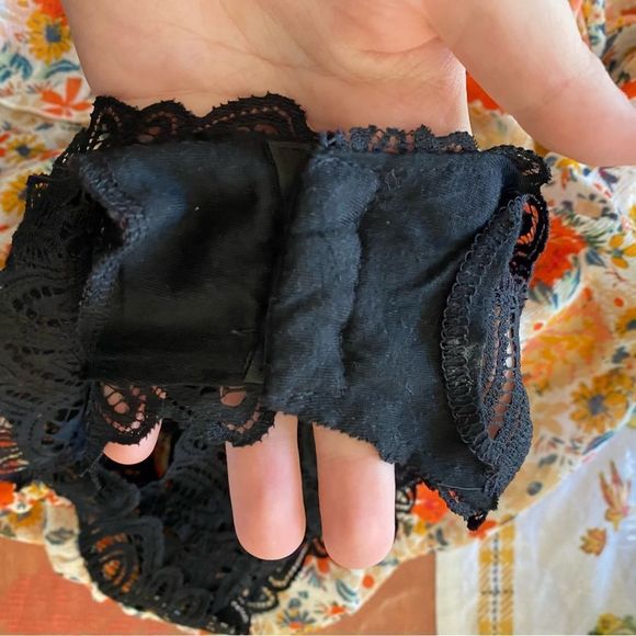 Free People • Say It To Me Floral Orange Ruffle Bodysuit - Picture 14 of 16